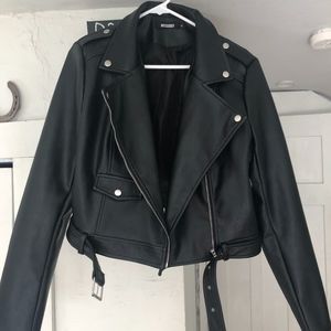MISSGUIDED Faux Leather Jacket